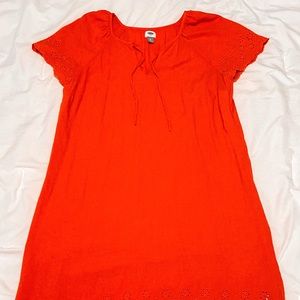 Old Navy Orange Dress